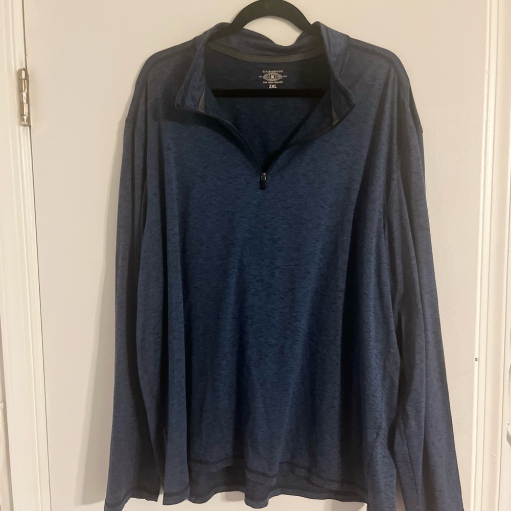 G.H. Bass and Co. Quarter-Zip Lightweight Jacket: Size 2XL